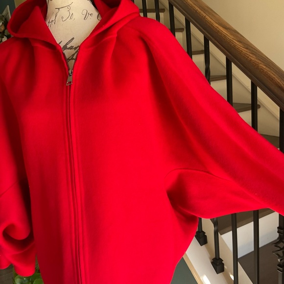 Mes Demoiselles Pantin red zip wool jacket, new - Picture 2 of 9